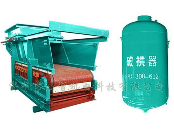 防止在給料機(jī)距離倉口較高的時(shí)候，連接段內(nèi)的物料壓實(shí)粘結(jié)成拱或粘壁